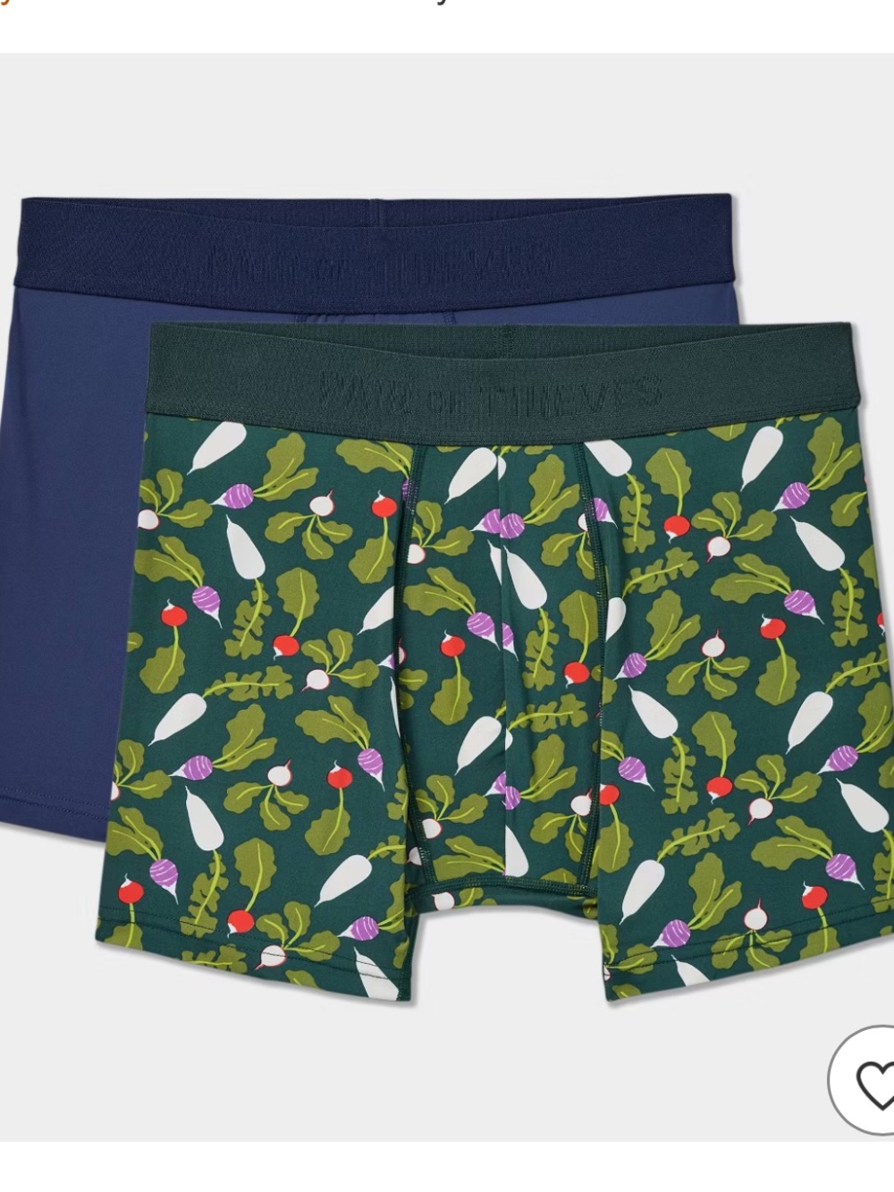Pair of Thieves 2pk superfit cooling junk Boxer Briefs - Green/Blue, SMALL NWT